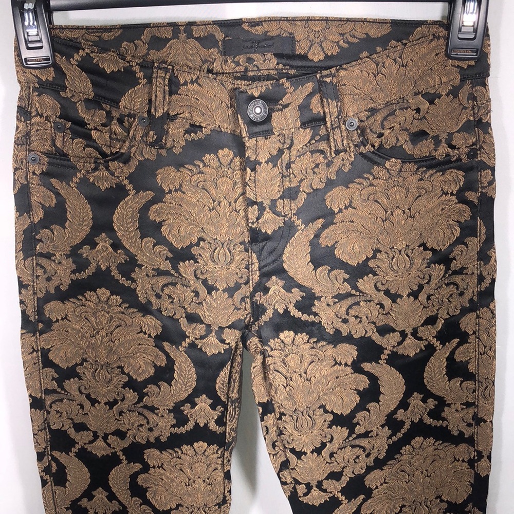 NWOT Awesome Copper Textured  Skinny Jeans Low-Rise 26”/ S / 2-4